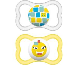 MAM Succhietto Air 16+ Mesi Animal in Caucciù Neutro, 2 Pezzi