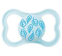 MAM Supreme Chupete de silicona con chupete, desde 16 meses, color azul claro