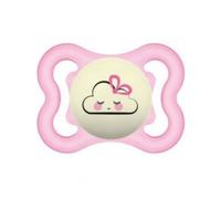 Mam - Chupete Supreme Night silicona brillante 2-6 meses rosa