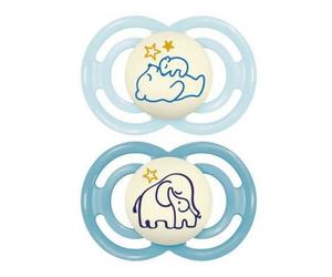 MAM Supremo Noche Perfecta Animales Chupete +18 Meses 2 uds