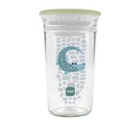 MAM Taza fácil de beber para niños pequeños | 190 ml | Borde de 360° para beber en cualquier ángulo | Transparente como el vidrio | Fácil de sostener | Válvula de silicona suave de una pieza |