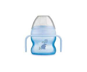 MAM Taza Starter Cup con asas antideslizantes y boquilla, 4+ meses, 150 ml, azul
