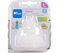 MAM Tetinas Ultra Suaves Silicona +6 Meses 2uds