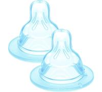 MAM Tétine Silk Débit 2 Silicone 2 uds