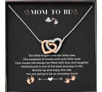 Mam To Be Gift - Regalos de embarazo de collar de plata esterlina para madres por primera vez Mam Mam Regalos para mujeres Regalos de mam embaraz