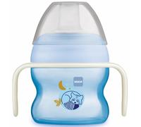 MAM Vaso de Aprendizaje Antiderrames Day&Night +4 Meses Azul 150 ml