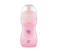 MAM Vaso deportivo (330 ml), vaso de bebé a prueba de fugas con válvula de apertura automática, taza para niños con superficie antideslizante para bebés, a partir de 12 meses, gato