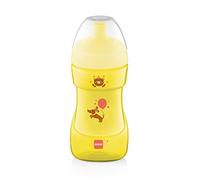 MAM Vaso deportivo (330 ml), vaso de bebé a prueba de fugas con válvula de apertura automática, taza para niños con superficie antideslizante a partir de 12 meses, perro