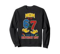 Mamá 67 Meme Cumpleaños 7 Años Bloques De Construcción Ladrillos Sudadera