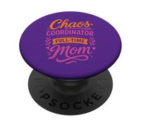 Mamá Activa - Vida de una Madre organización Familiar PopSockets PopGrip Adhesivo