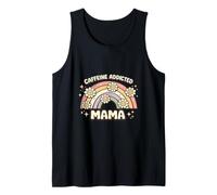 Mamá adicta a la cafeína Divertido Dicho día de la Madre Camiseta sin Mangas
