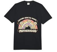 Mamá adicta a la cafeína Divertido Dicho día de la Madre Comfort Colors Adult Heavyweight T-Shirt