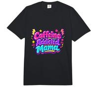 Mamá adicta a la cafeína Divertido Dicho día de la Madre Comfort Colors Adult Heavyweight T-Shirt
