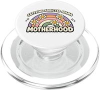 Mamá adicta a la cafeína Divertido Dicho día de la Madre PopSockets PopGrip para MagSafe