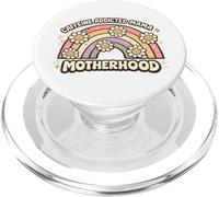 Mamá adicta a la cafeína Divertido Dicho día de la Madre PopSockets PopGrip para MagSafe