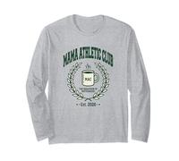 Mama Athletic Club EST 2026 Maratón de la Maternidad mamá Divertida Manga Larga