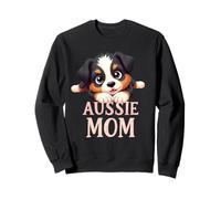 Mamá australiana perro pastor australiano mamá lindo cachorro Sudadera