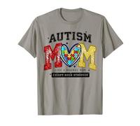 Mamá Autista, como una Madre Normal, Rompecabezas de Conciencia sobre el Autismo mamá Camiseta