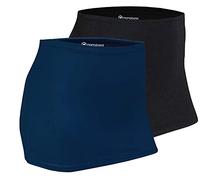 mama band - Calentador lumbar DOBLEPACK para mantener caliente la zona lumbar y de la cadera | Extensión de camiseta., XS-S