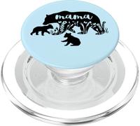 Mamá Bear 2 Cachorros Día de la Madre Anuncio de Embarazo PopSockets PopGrip para MagSafe