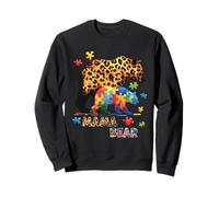 Mama Bear Autism Mom Women Mother's Day Autism Awareness Mom Sudadera