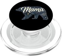 Mama Bear Celestial Print Pattern Stars Astronomía Astrología PopSockets PopGrip para MagSafe