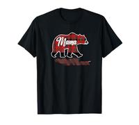 Mama Bear Cuadros Amor Familiar Naturaleza Mamá Camiseta