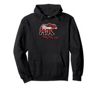 Mama Bear Cuadros Amor Familiar Naturaleza Mamá Sudadera con Capucha