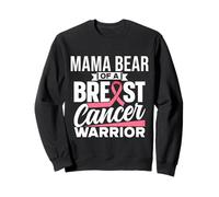 Mama Bear de una guerrera del cáncer de Mama apoya el cáncer de Mama Sudadera