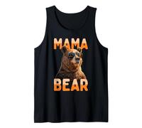 Mama Bear Mamá Osa Día de la Madre Mamá Osa Grizzly Camiseta sin Mangas