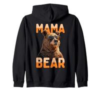 Mama Bear Mamá Osa Día de la Madre Mamá Osa Grizzly Sudadera con Capucha