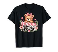 Mama Bear Sweet Floral Camiseta