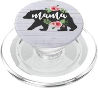Mama Bear Watercolor Pink Roses Floral Flower Phone PopSockets PopGrip para MagSafe