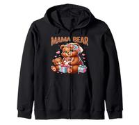 Mama Bear Women Funny Mother's Day Teddy Bear Mom Mommy Sudadera con Capucha