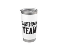 Mamá Birthday Team Outfit For Bday It is My Birthday Vaso térmico de acero inoxidable de doble pared
