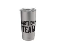 Mamá Birthday Team Outfit For Bday It is My Birthday Vaso térmico de acero inoxidable de doble pared