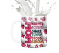 Mamá-Bolsas Für Frauen, Lustige Muttertagstasse | Keramik-Mom-Becher, Ästhetical,Kaffeetasse, de café expreso, Trinkbecher "Mejor Mama Aller Zeiten", Lustige Tasse Mama-Tasse 350 Ml
