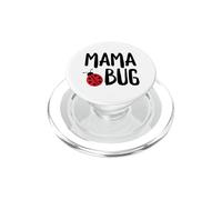 Mama Bug Cute Ladybug Mamá Madre Anuncio Embarazo PopSockets PopGrip para MagSafe