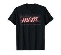 Mamá cansada fuerte café alimentado magia haciendo Camiseta
