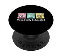 Mamá cansada Profesora de Ciencias Educadora de Investigación de Labor PopSockets PopGrip Adhesivo