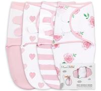 Mama Cheetah Bolsa de pañales para bebé, Manta de pañales orgánica, Bolsas de pañales para recién Nacidos, Bufanda de Noche Ajustable para bebé, pañales fácil para niño niña 0-3 Meses