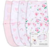 Mama Cheetah Bolsa de pañales para bebé, Manta de pañales orgánica, Bolsas de pañales para recién Nacidos, Bufanda de Noche Ajustable para bebé, pañales fáciles para niño niña 0-3 Meses