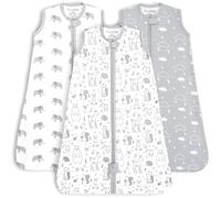 Mama Cheetah Saco de dormir para bebé 0.5TOG, Manta de algodón orgánico para bebé con cremallera en ambas direcciones, saco de dormir de transición para recién nacidos, niño, niña 0-6 meses