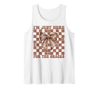 Mamá, Chica del fútbol Americano, Solo Estoy aquí por los bocadillos Camiseta sin Mangas