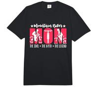 Mamá, Ciclista de montaña, al ídolo le encantan Las Carreras de Bicicletas, Ciclista de montaña Comfort Colors Adult Heavyweight T-Shirt