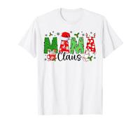 Mamá Claus Family Matching Merry Christmas Pijama Mamá Madre Camiseta
