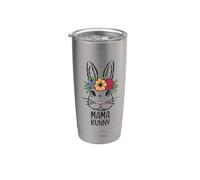 Mamá Conejo Conejo de Pascua Feliz Día de Pascua Vaso térmico de acero inoxidable de doble pared
