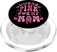 Mamá contra el cáncer de Mama Vístete de Rosa para PopSockets PopGrip para MagSafe