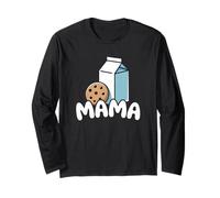 Mama Cookies Milk Sweet One 1er Cumpleaños Familia a Juego Manga Larga