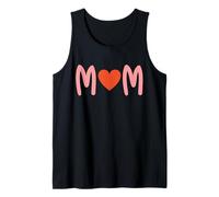 Mamá Corazón Lindo Minimalista Mejor Mamá Día de Camiseta sin Mangas
